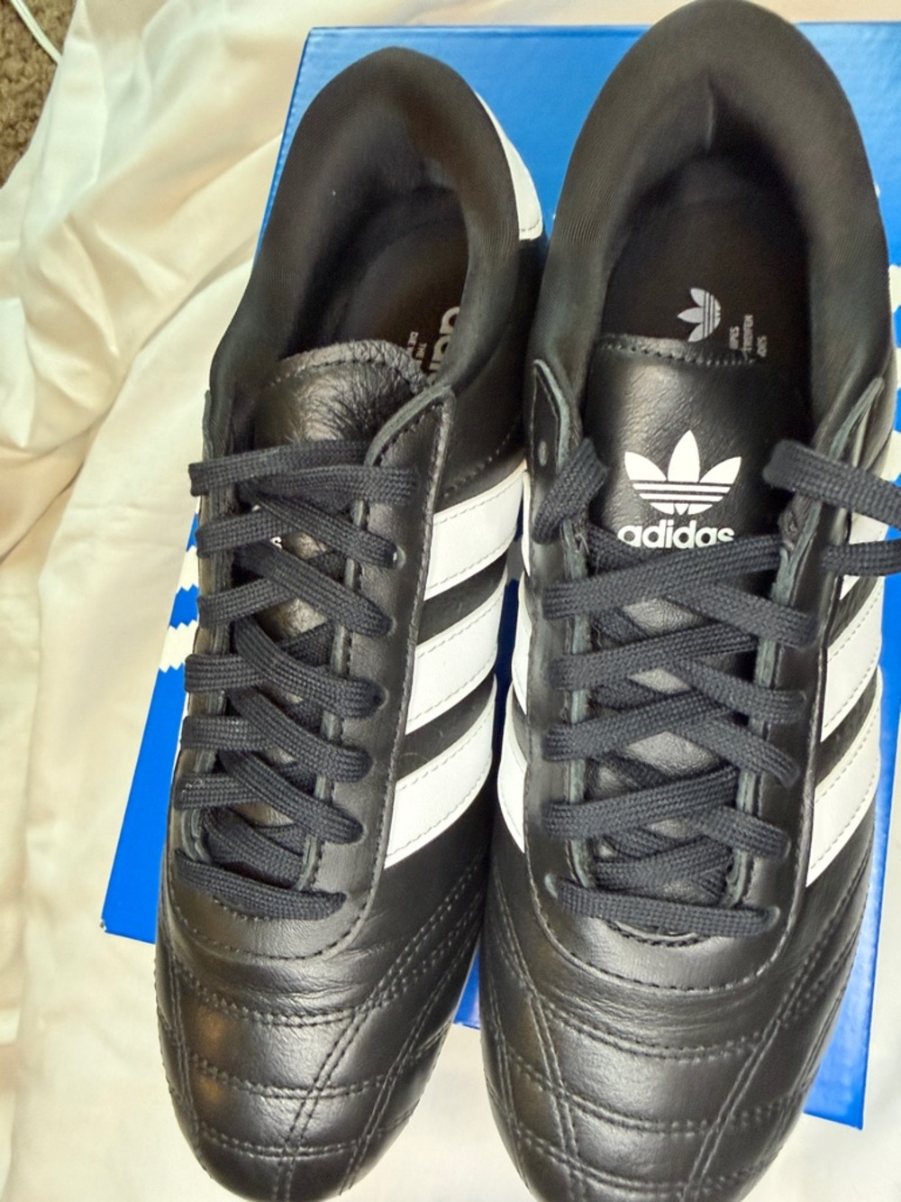 adidas Black & White Taekwondo Lace-Up Women's Trainers - Picture 2 of 7